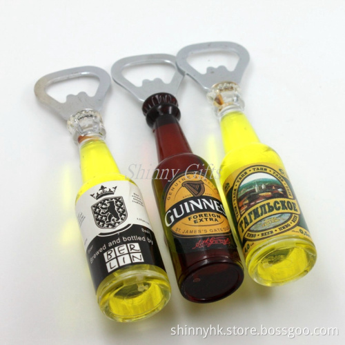Shinny Gifts Promo Gifts Liquid Bottle Opener & Bridge Magnet Sticker
